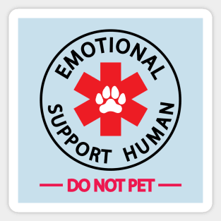 Emotional Support Human Sticker